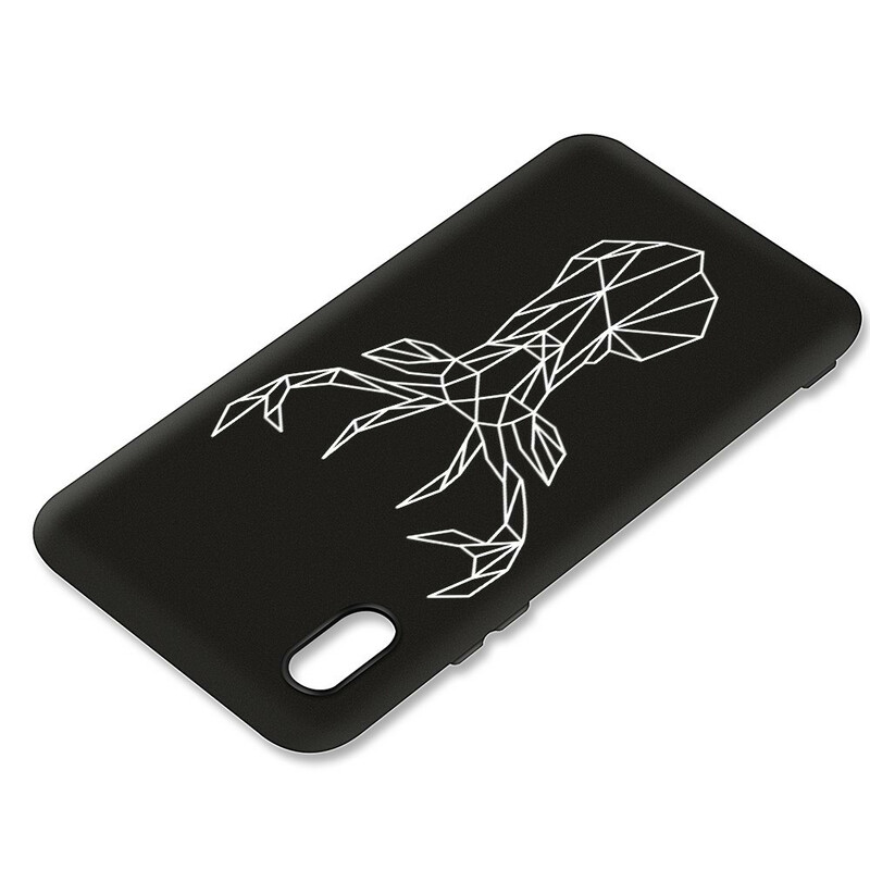 Coque Xiaomi Redmi 7A Silicone Flexible Cerf Graphique