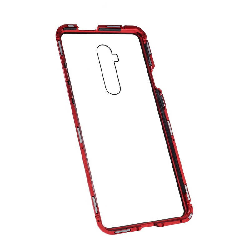 Coque OnePlus 7T Pro Rebords Métal et Verre Trempé