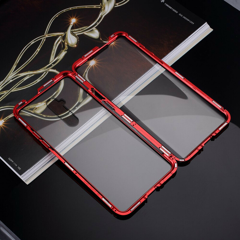 Coque OnePlus 7T Pro Rebords Métal et Verre Trempé