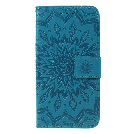 Housse Xiaomi Redmi Go Fleur de Soleil à Lanière