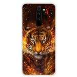 Coque Xiaomi Redmi Note 8 Pro Tigre de Feu