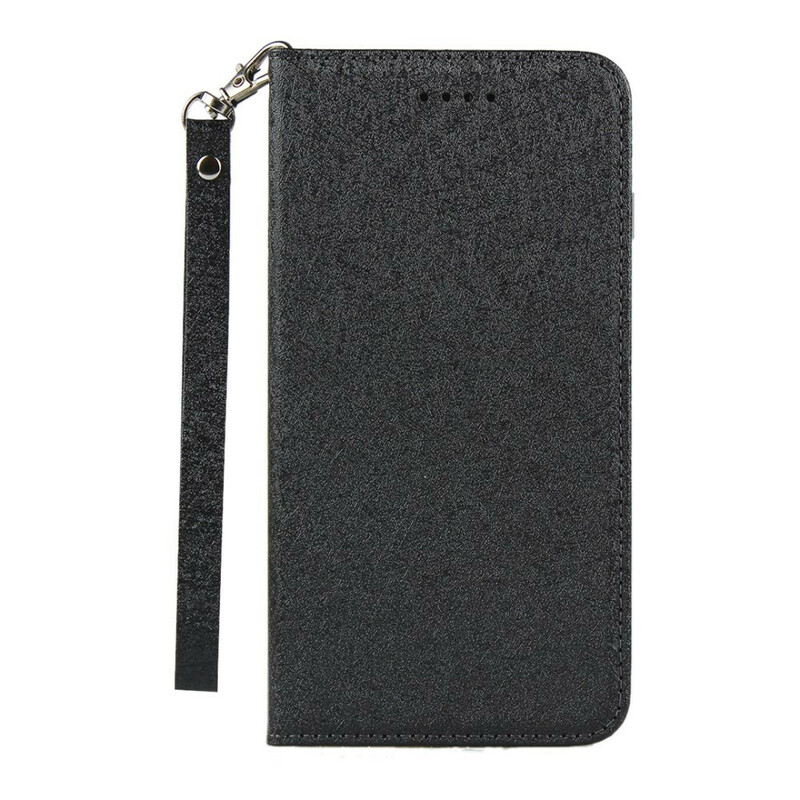 Flip Cover Google Pixel 4 Effet Cuir Douceur Rétro à Lanière Flip Cover Google Pixel 4 Effet Cuir Douceur Rétro à Lanière