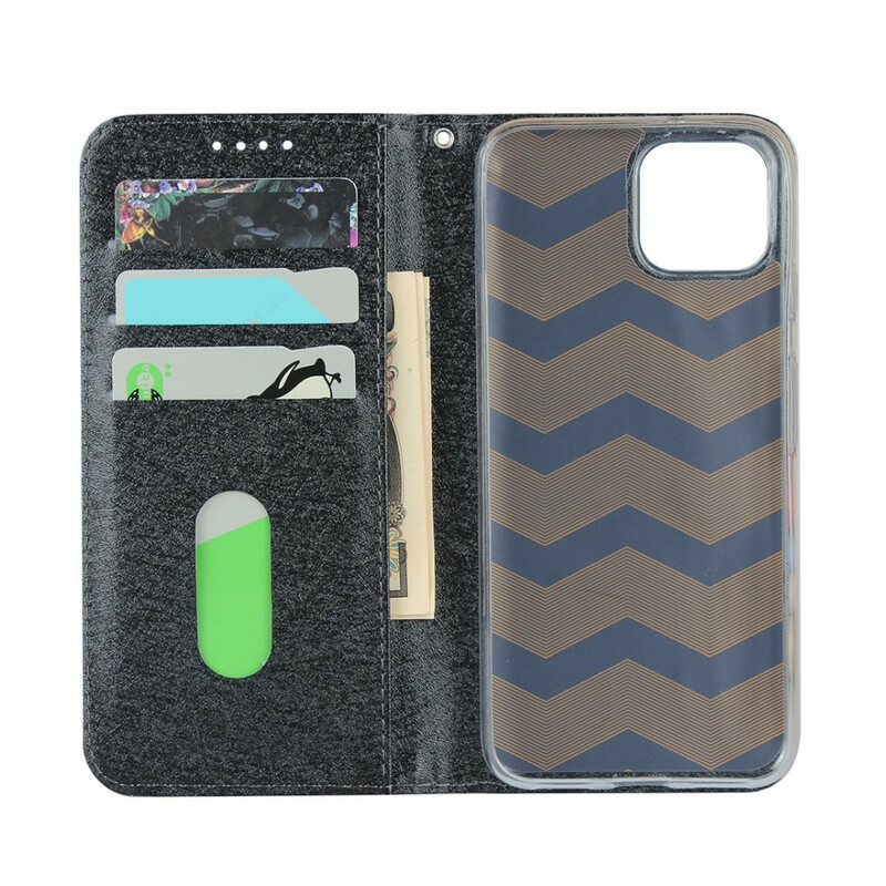 Flip Cover Google Pixel 4 Effet Cuir Douceur Rétro à Lanière Flip Cover Google Pixel 4 Effet Cuir Douceur Rétro à Lanière