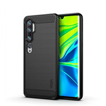 Coque Xiaomi MI Note 10 / Note 10 Pro Fibre Carbone Brossée MOFI Coque Xiaomi MI Note 10 / Note 10 Pro Fibre Carbone Brossée MOFI