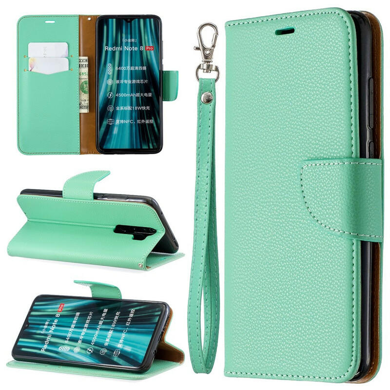 Housse Xiaomi Redmi Note 8 Pro Litchi Rabat Oblique Housse Xiaomi Redmi Note 8 Pro Litchi Rabat Oblique