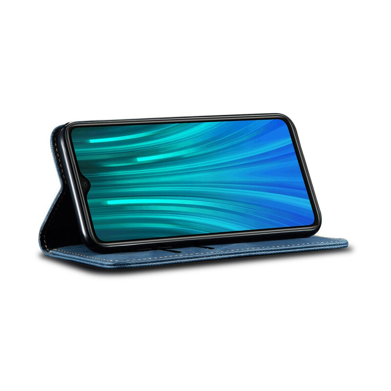 Flip Cover Xiaomi Redmi Note 8 Pro Tissu Jeans Flip Cover Xiaomi Redmi Note 8 Pro Tissu Jeans
