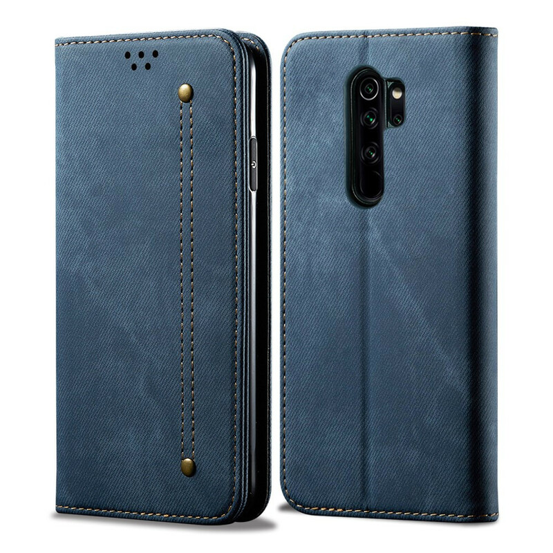 Flip Cover Xiaomi Redmi Note 8 Pro Tissu Jeans Flip Cover Xiaomi Redmi Note 8 Pro Tissu Jeans