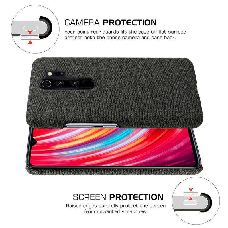 Coque Xiaomi Redmi Note 8 Pro KSQ Tissu Chic Coque Xiaomi Redmi Note 8 Pro KSQ Tissu Chic
