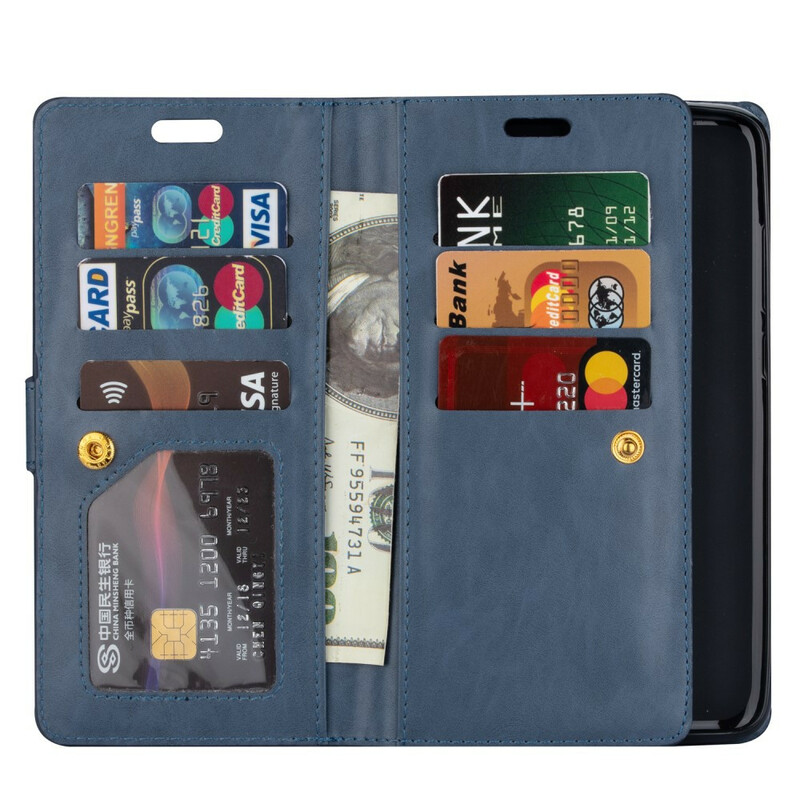 Housse Xiaomi Redmi Note 8 Pro Porte-Monnaie avec Lanière