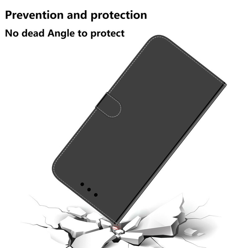 Housse Xiaomi Redmi Note 8 Pro Simili Cuir Couverture MIroir