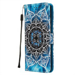 Housse Xiaomi Redmi Note 8 Mandala Noir à Lanière Housse Xiaomi Redmi Note 8 Mandala Noir à Lanière