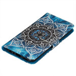 Housse Xiaomi Redmi Note 8 Mandala Noir à Lanière Housse Xiaomi Redmi Note 8 Mandala Noir à Lanière