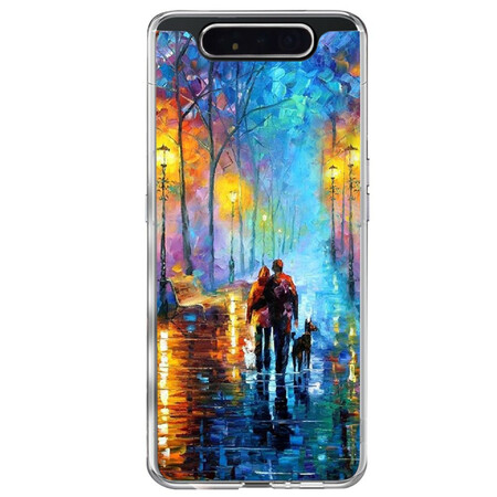 Coque Samsung Galaxy A80 Promenade en Famille