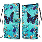 Housse Samsung Galaxy A80 Papillons Dorés Housse Samsung Galaxy A80 Papillons Dorés