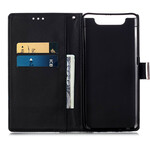 Housse Samsung Galaxy A80 Chat au Clair de Lune Housse Samsung Galaxy A80 Chat au Clair de Lune