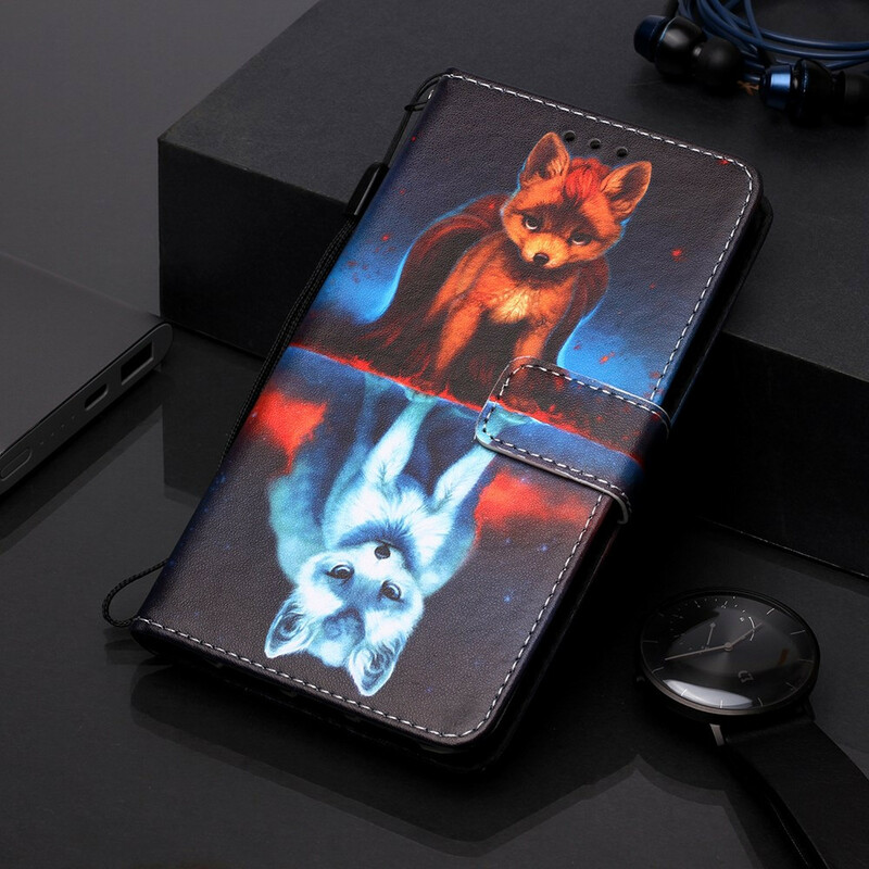 Housse Samsung Galaxy A80 Reflet de Julien le Chien à Lanière Housse Samsung Galaxy A80 Reflet de Julien le Chien à Lanière