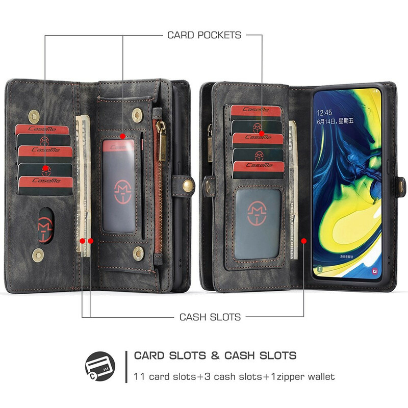 Housse Samsung Galaxy A80 CASEME Cuir Vintage Housse Samsung Galaxy A80 CASEME Cuir Vintage