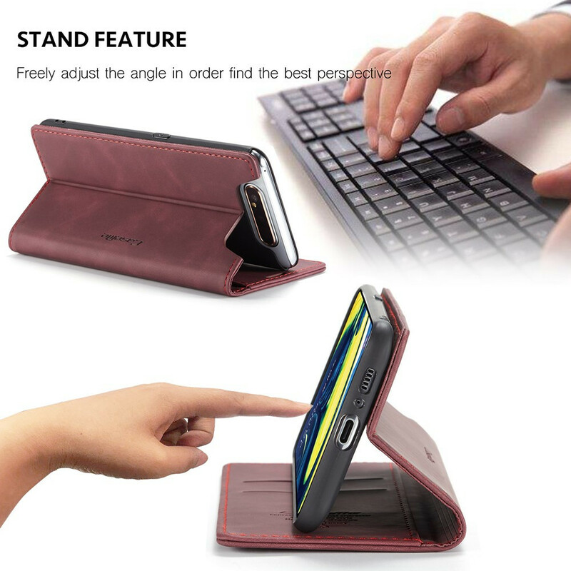 Flip Cover Samsung Galaxy A80 CASEME Simili Cuir Flip Cover Samsung Galaxy A80 CASEME Simili Cuir