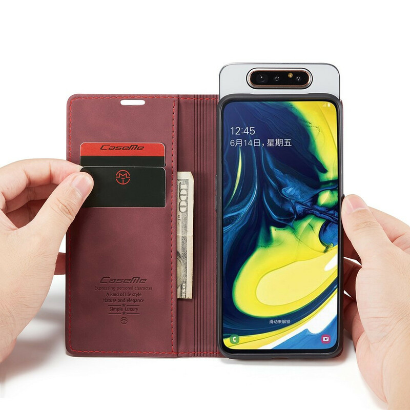 Flip Cover Samsung Galaxy A80 CASEME Simili Cuir