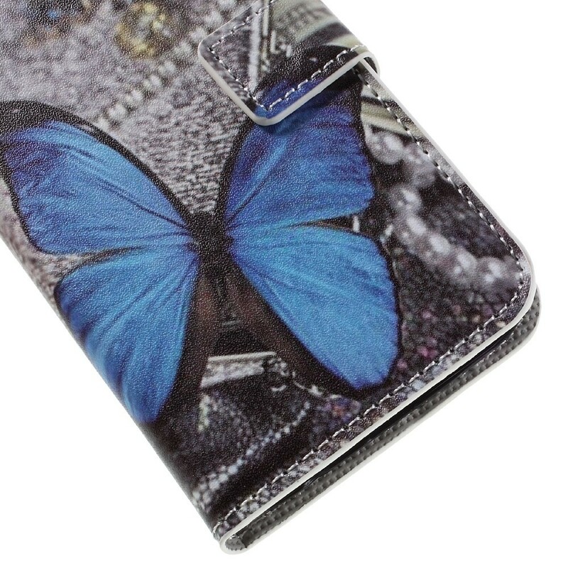 Housse Samsung Galaxy S7 Papillon Bleu Housse Samsung Galaxy S7 Papillon Bleu