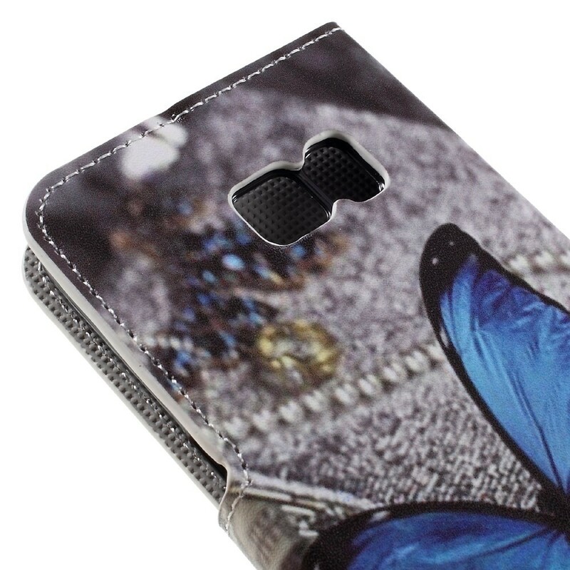 Housse Samsung Galaxy S7 Papillon Bleu Housse Samsung Galaxy S7 Papillon Bleu