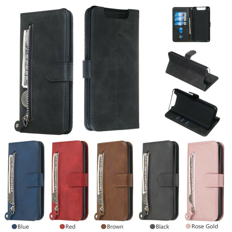 Housse Samsung Galaxy A80 Vintage Porte-Monnaie Housse Samsung Galaxy A80 Vintage Porte-Monnaie