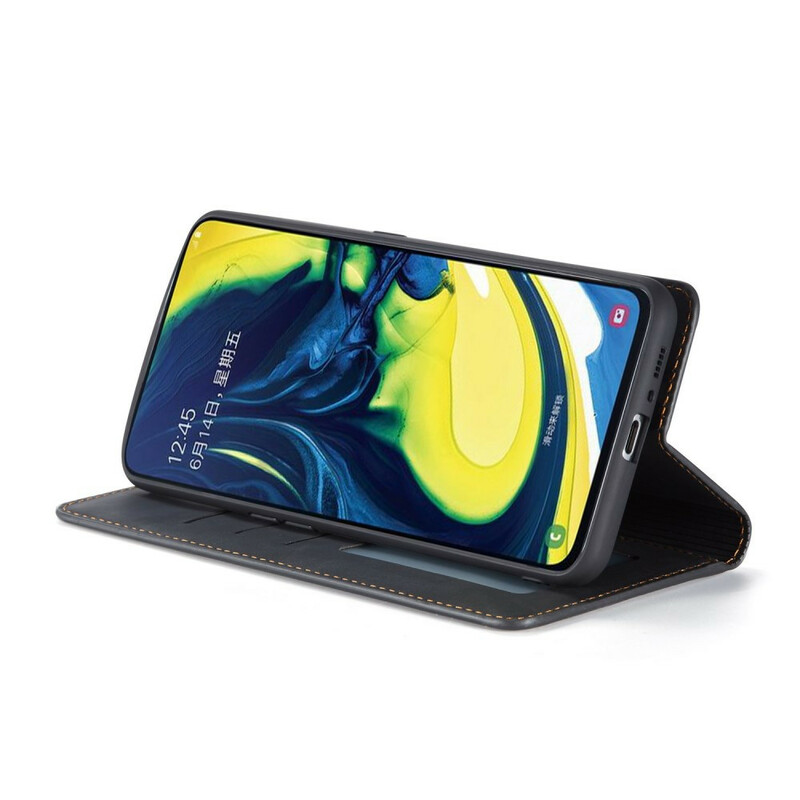 Housse Samsung Galaxy A80 Effet Cuir FORWENW Housse Samsung Galaxy A80 Effet Cuir FORWENW