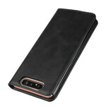 Flip Cover Samsung Galaxy A80 Simili Cuir Coutures Flip Cover Samsung Galaxy A80 Simili Cuir Coutures
