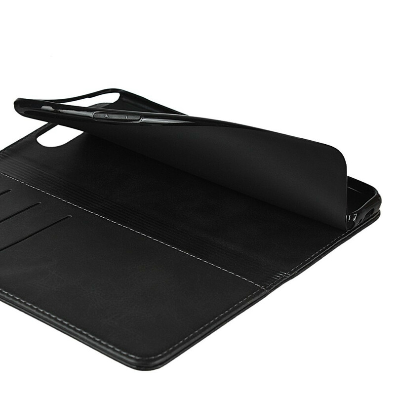 Flip Cover Samsung Galaxy A80 Simili Cuir Coutures Flip Cover Samsung Galaxy A80 Simili Cuir Coutures
