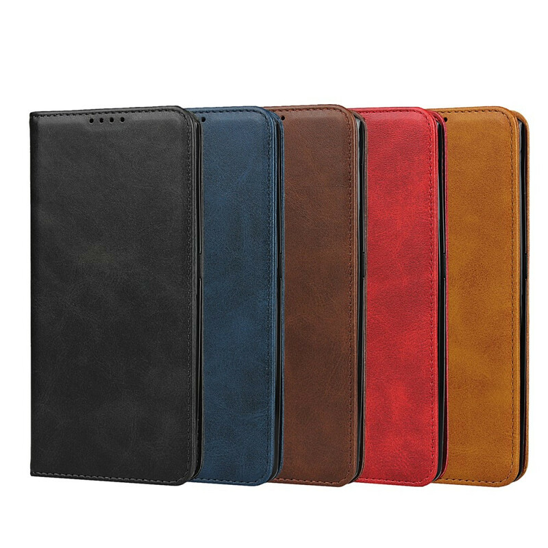 Flip Cover Samsung Galaxy A80 Simili Cuir Coutures Flip Cover Samsung Galaxy A80 Simili Cuir Coutures