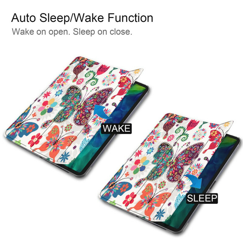 Smart Case iPad Pro 11" (2020) Papillons et Fleurs Rétros Smart Case iPad Pro 11" (2020) Papillons et Fleurs Rétros