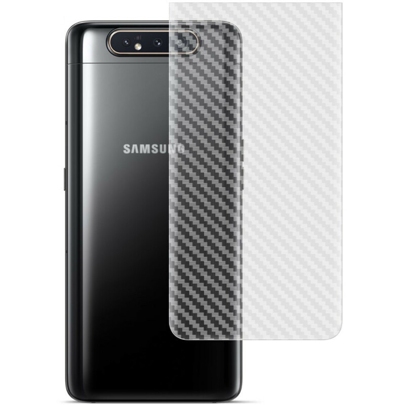 Film de Protection Arrière pour Samsung Galaxy A80 Style Carbone IMAK