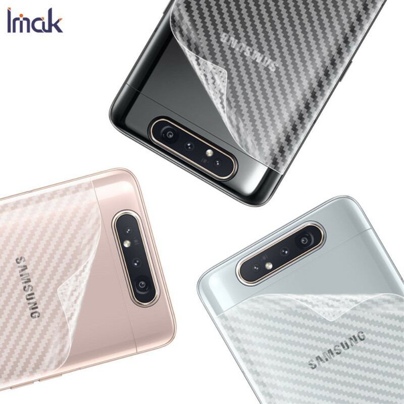 Film de Protection Arrière pour Samsung Galaxy A80 Style Carbone IMAK Film de Protection Arrière pour Samsung Galaxy A80 Style Carbone IMAK