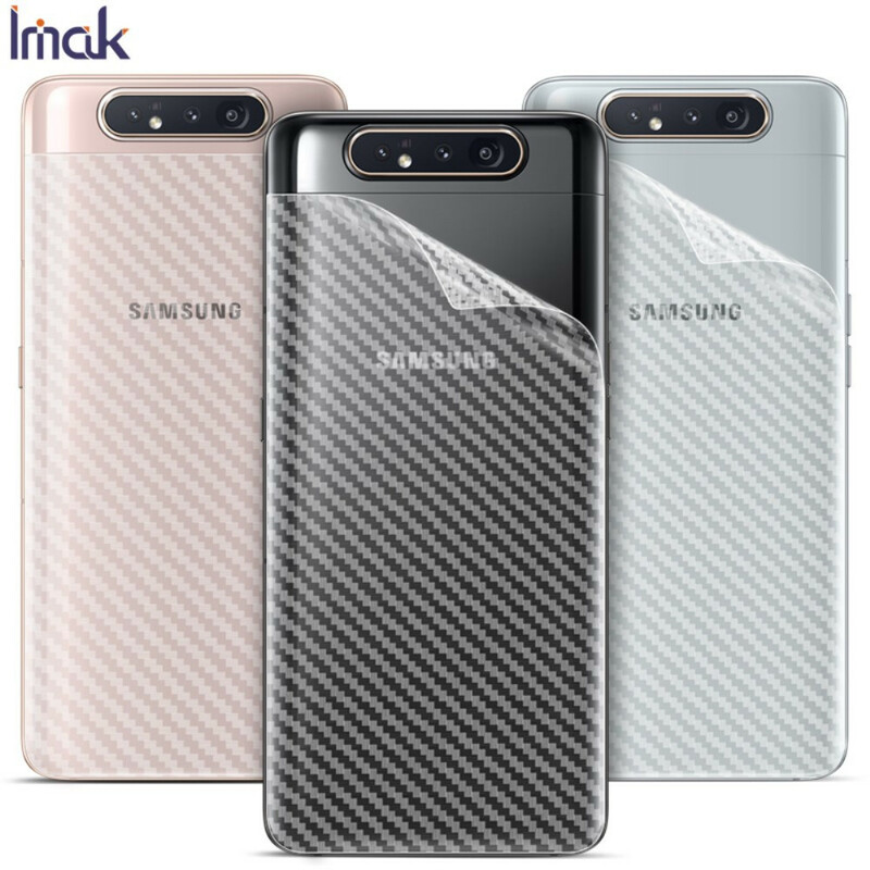Film de Protection Arrière pour Samsung Galaxy A80 Style Carbone IMAK Film de Protection Arrière pour Samsung Galaxy A80 Style Carbone IMAK