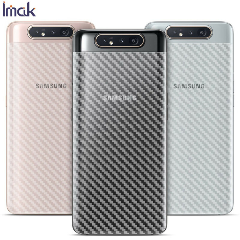 Film de Protection Arrière pour Samsung Galaxy A80 Style Carbone IMAK Film de Protection Arrière pour Samsung Galaxy A80 Style Carbone IMAK