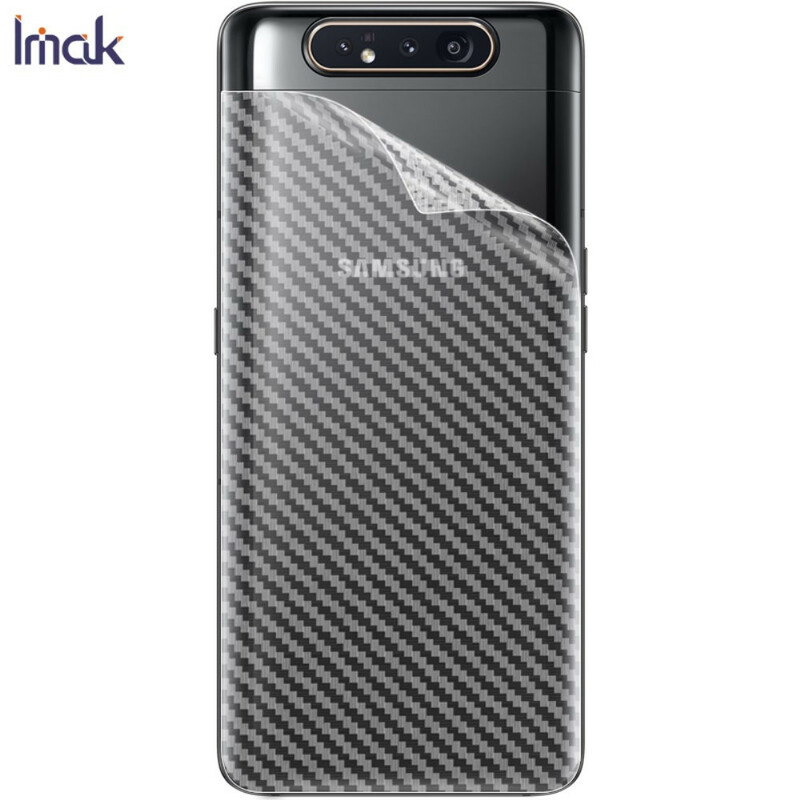 Film de Protection Arrière pour Samsung Galaxy A80 Style Carbone IMAK