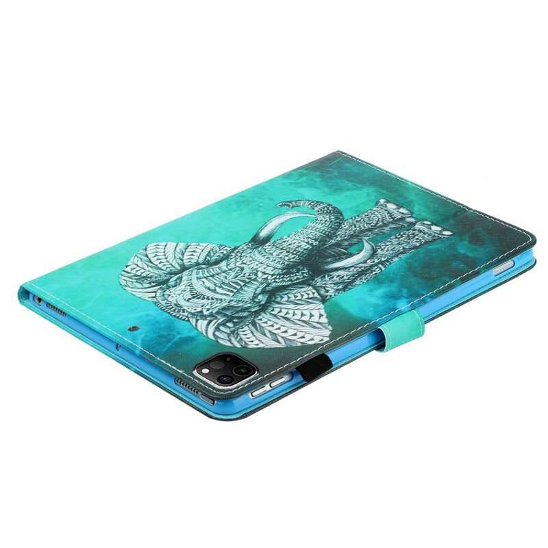 Housse iPad Pro 11" (2020) Éléphant Tribal Housse iPad Pro 11" (2020) Éléphant Tribal