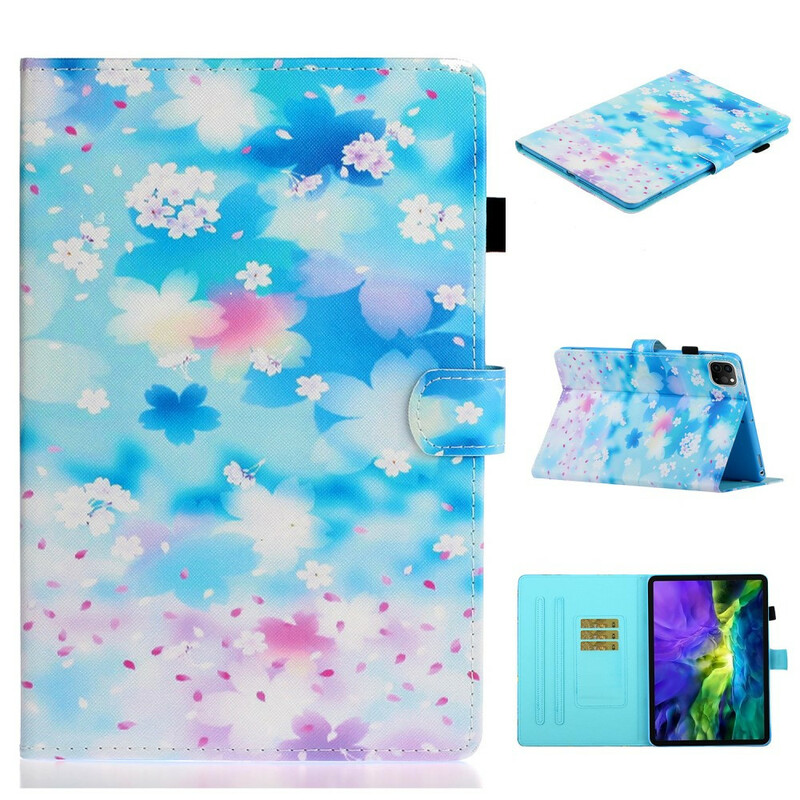 Housse iPad Pro 11" (2020) Fleurs Aquarelle Housse iPad Pro 11" (2020) Fleurs Aquarelle