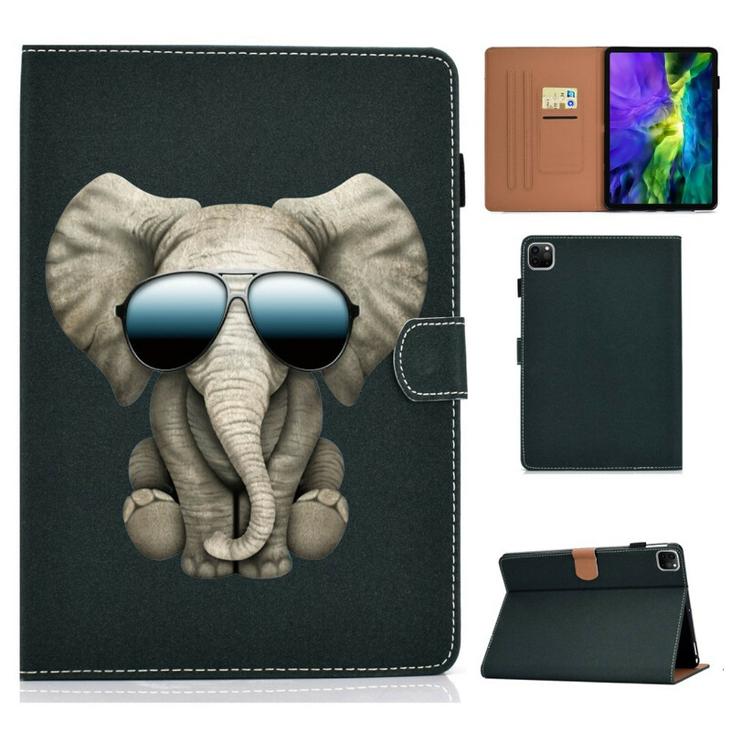 Housse iPad Pro 11" (2020) Éléphant Incognito