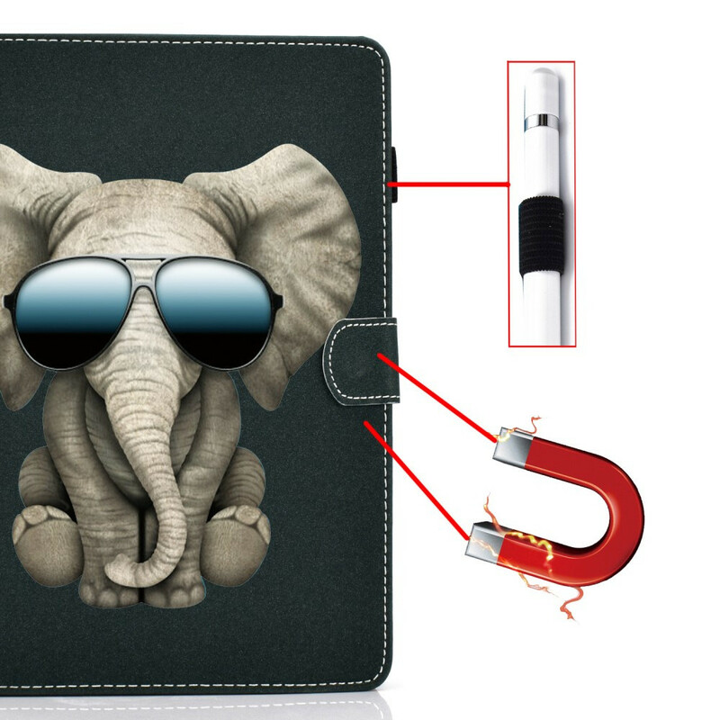Housse iPad Pro 11" (2020) Éléphant Incognito Housse iPad Pro 11" (2020) Éléphant Incognito