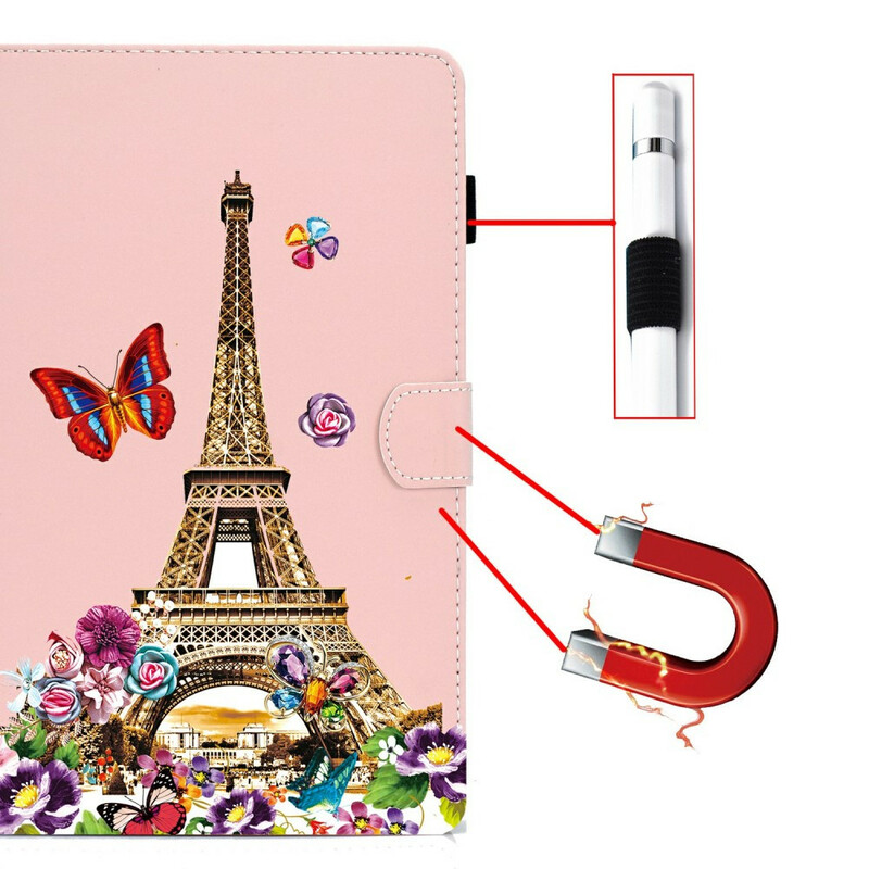 Housse iPad Pro 11" (2020) Tour Eiffel en Été Housse iPad Pro 11" (2020) Tour Eiffel en Été