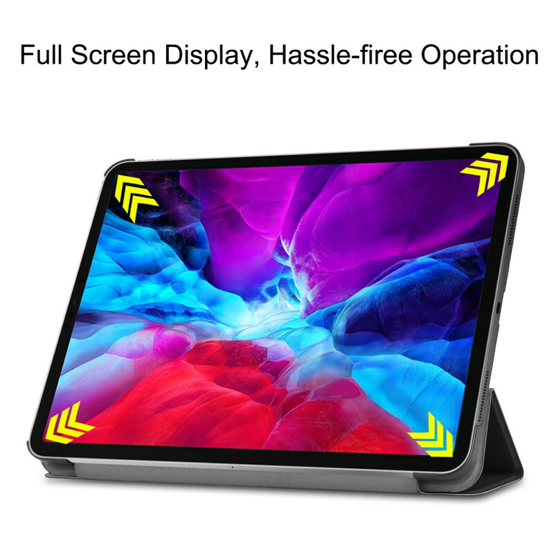 Smart Case iPad Pro 12.9" (2020) Tri Fold Chargeur Porte-Crayon Smart Case iPad Pro 12.9" (2020) Tri Fold Chargeur Porte-Crayon
