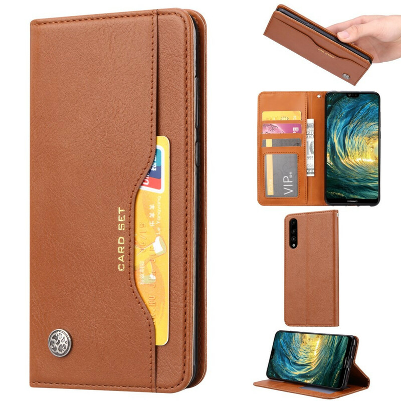 Flip Cover Xiaomi Mi A3 Simili Cuir Porte-Cartes Flip Cover Xiaomi Mi A3 Simili Cuir Porte-Cartes