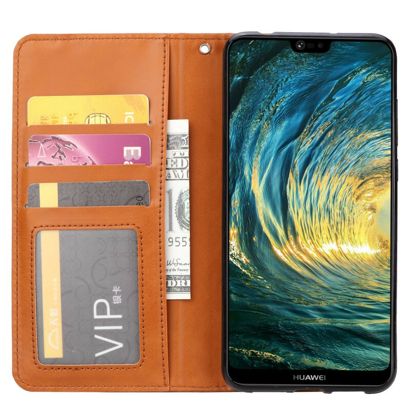 Flip Cover Xiaomi Mi A3 Simili Cuir Porte-Cartes Flip Cover Xiaomi Mi A3 Simili Cuir Porte-Cartes