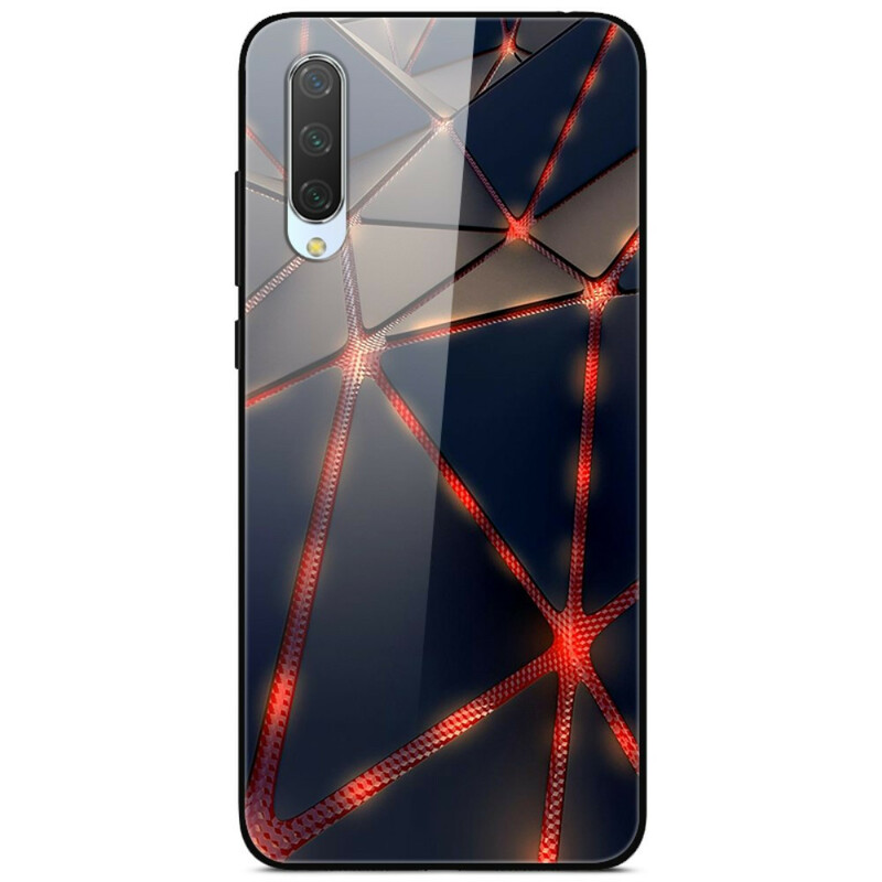 Coque Xiaomi Mi A3 Verre Trempé Rayon Rouge