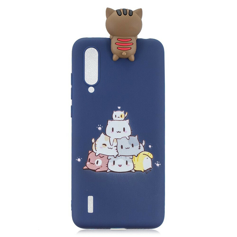 Coque Xiaomi Mi A3 Tas de Chats 3D Coque Xiaomi Mi A3 Tas de Chats 3D