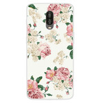 Coque OnePlus 6T Transparente Fleurs Liberty Coque OnePlus 6T Transparente Fleurs Liberty