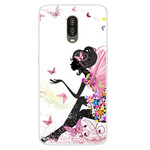 Coque OnePlus 6T Butterfly Lady