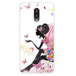 Coque OnePlus 6T Butterfly Lady Coque OnePlus 6T Butterfly Lady