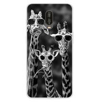 Coque OnePlus 6T Girafes à Lunettes